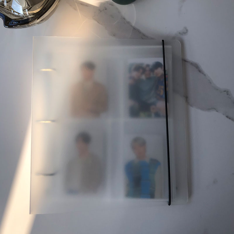 Kpop Photo Card Binder 3 Inch - Mini Álbum Photocard Binder, Scrapbook para