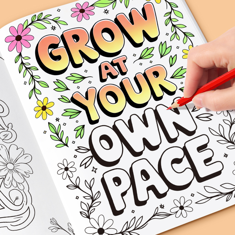 Adult Coloring Book Stress Relief - Livro de Colorir para Adultos sobre