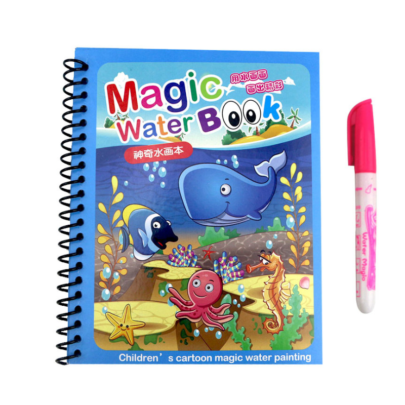 Reusable Water Magic Coloring Book - Venda quente reutilizável magia água desenho