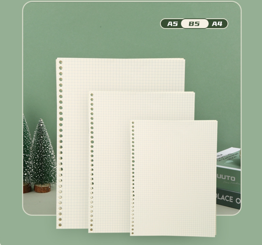 A5 Spiral Dotted Grid Notebook - Grade de linha a5 b5, 20
