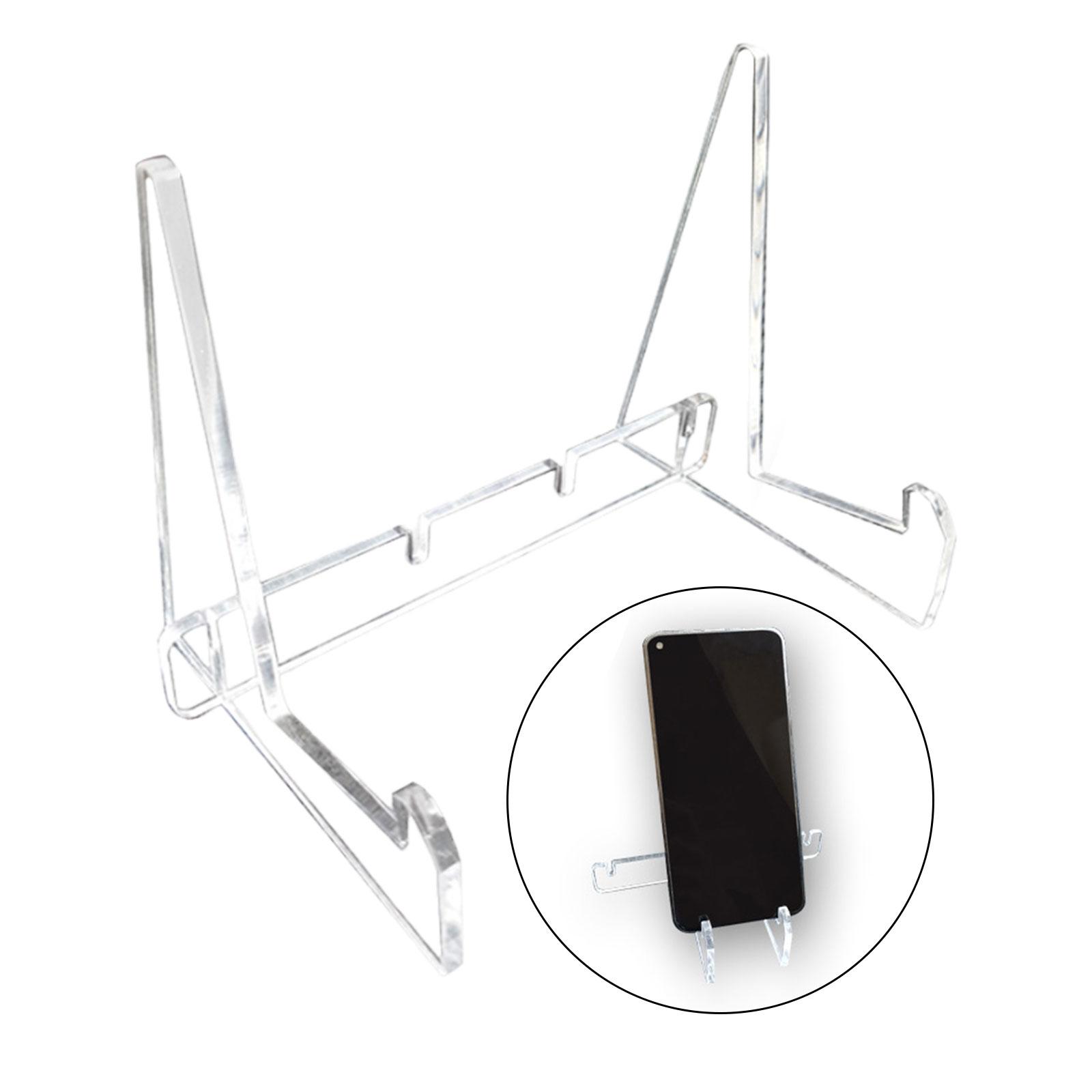 Clear Acrylic Book Stand Holder - Suporte de exibição de livro de