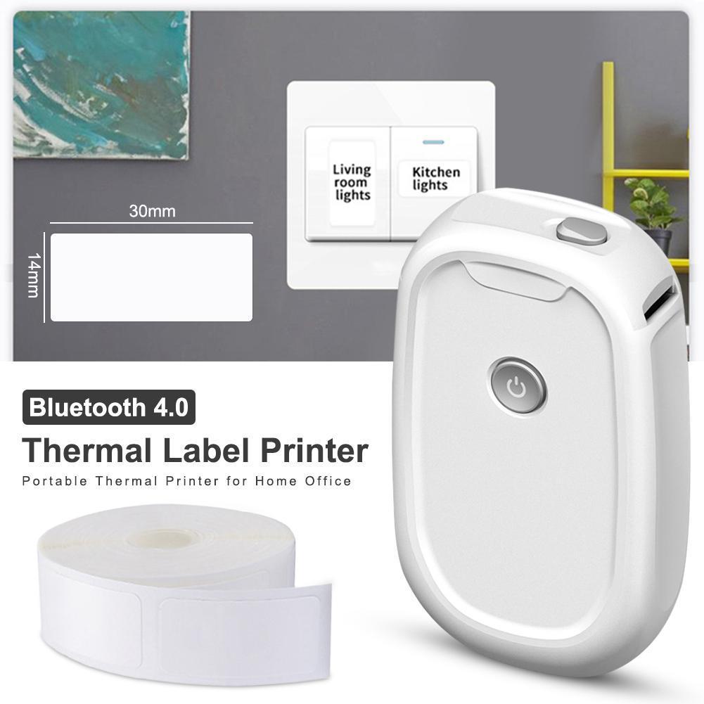 Mini Pocket Thermal Printer Paper Roll - Máquina do fabricante de etiquetas portátil