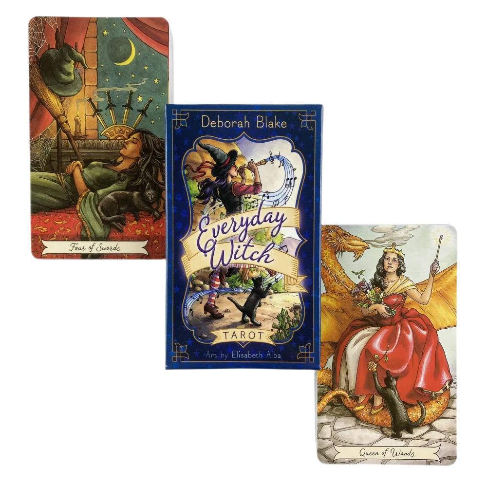 Tarot Deck With Guidebook - Baralho de cartas de tarô de