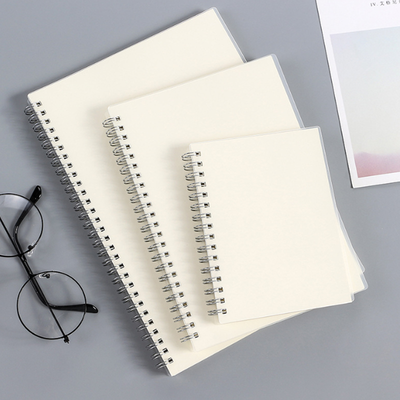 A5 Spiral Dotted Grid Notebook - A5 a6 b5 espiral livro bobina