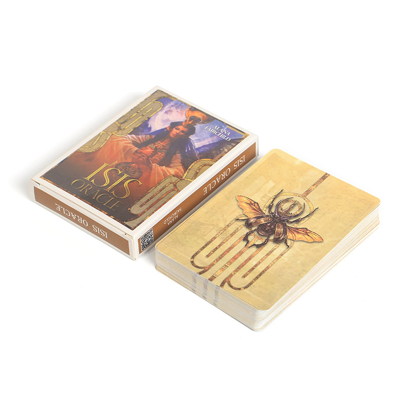 Tarot Deck With Guidebook - Cartas Oráculo ISIS, Jogo de Cartas