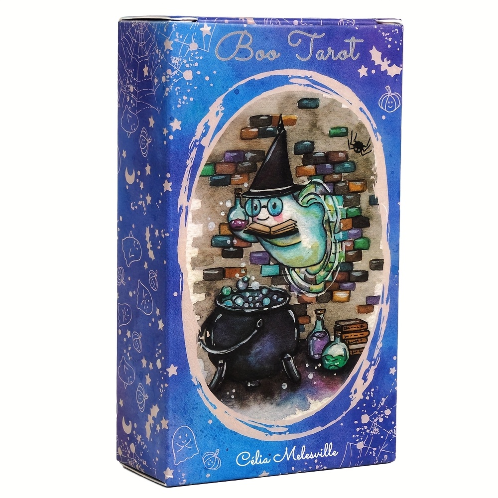 Tarot Deck With Guidebook - Boo Tarot Deck Ghosts Cartão de