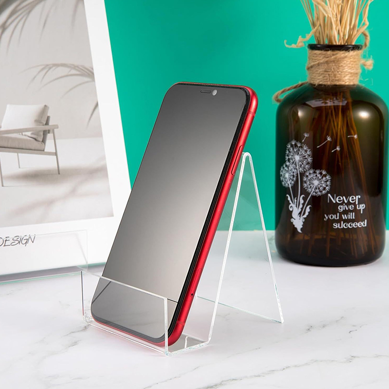 Clear Acrylic Book Stand Holder - Suporte de Exibição para Revistas, Expositor