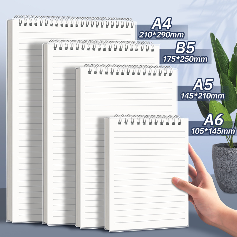 A5 Spiral Dotted Grid Notebook - A4 a5 b5 espiral livro bobina