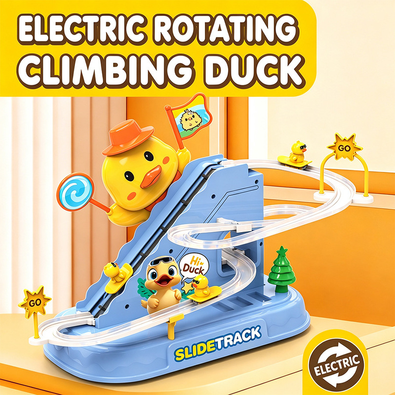 Music - Brinquedos de patos que subem escadas,