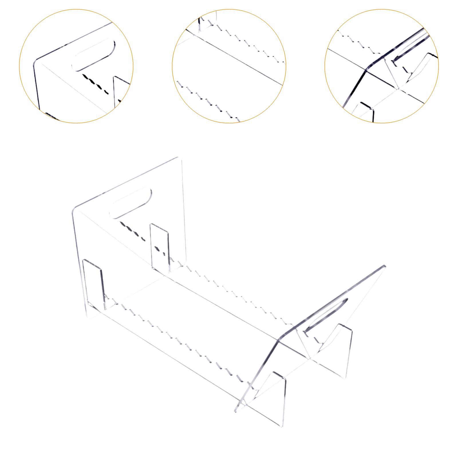 Clear Acrylic Book Stand Holder - Suporte de Acrílico para Discos de