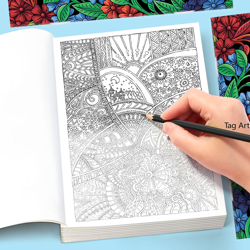 Livro de Colorir para Adultos: - Adult Coloring Book Stress Relief avaliação e preço