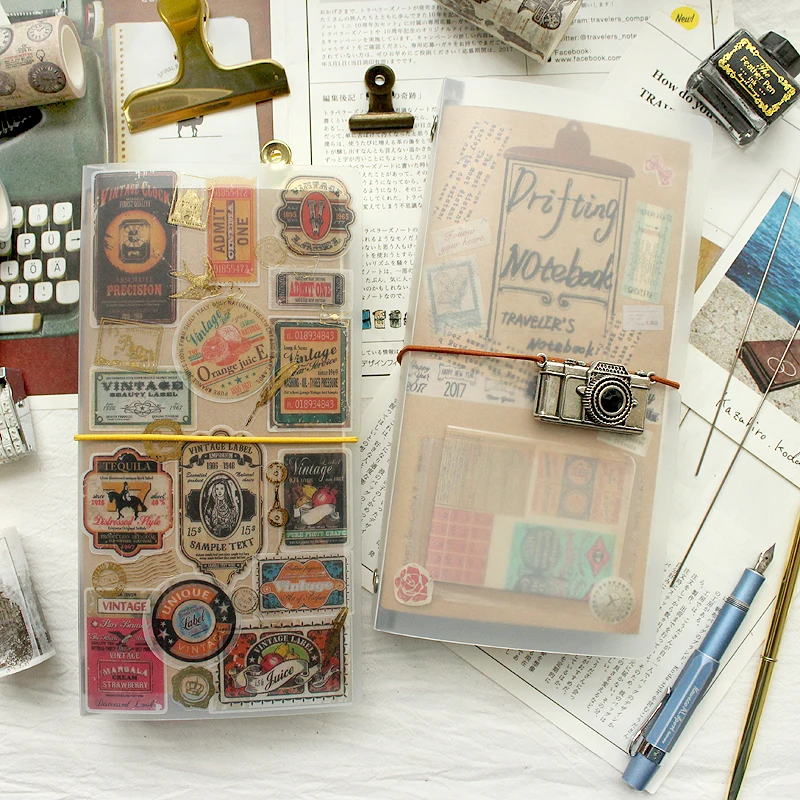 Caderno de Viagem com Refil In - Vintage Leather Journal Notebook avaliação e preço