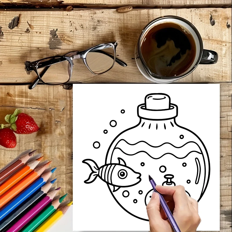 Livro de Colorir Mágico para A - Adult Coloring Book Stress Relief avaliação e preço