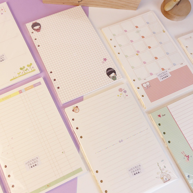 Kawayi a5 a6 folha solta cader - A5 Spiral Dotted Grid Notebook avaliação e preço