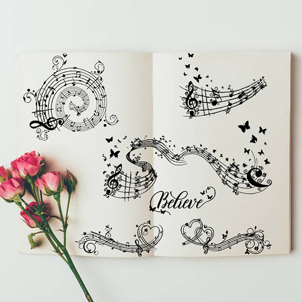 Pontuação de música AZSG | Sel - Blank Sheet Music Notebook avaliação e preço