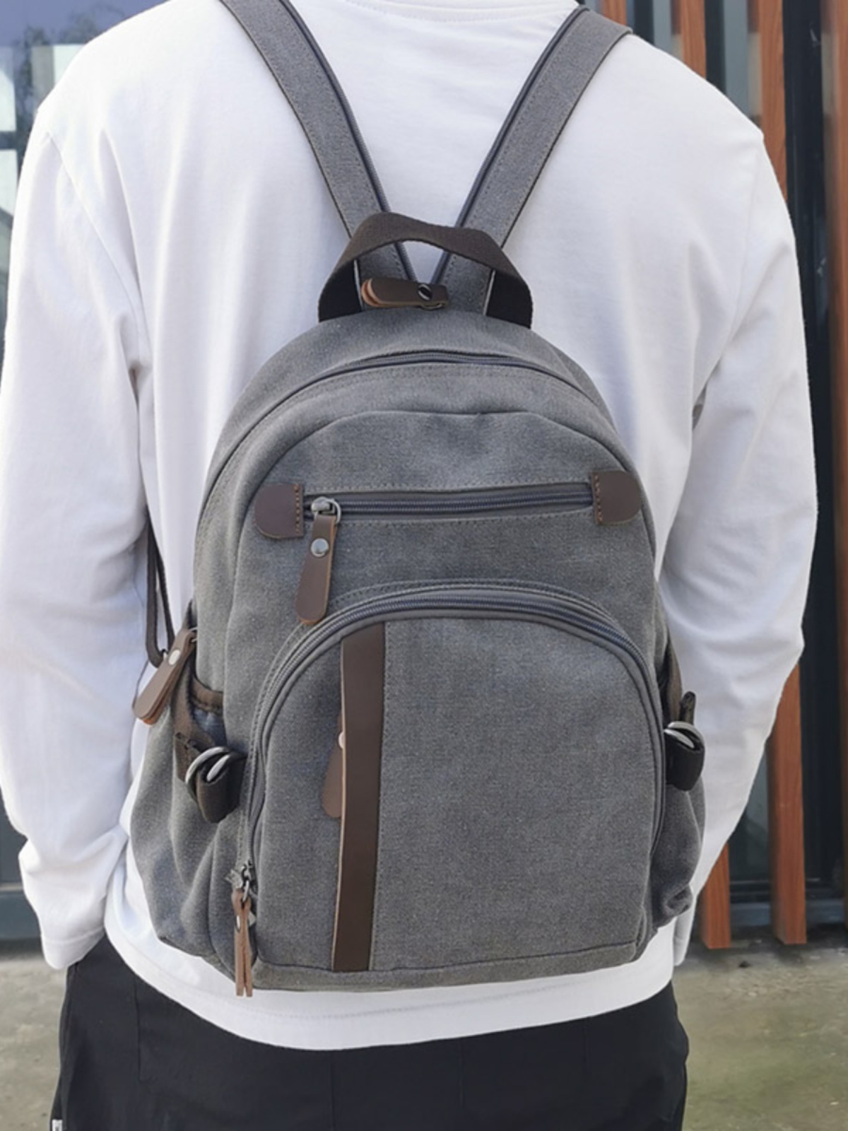 Mochila Pequena de Lona para L - Books avaliação e preço