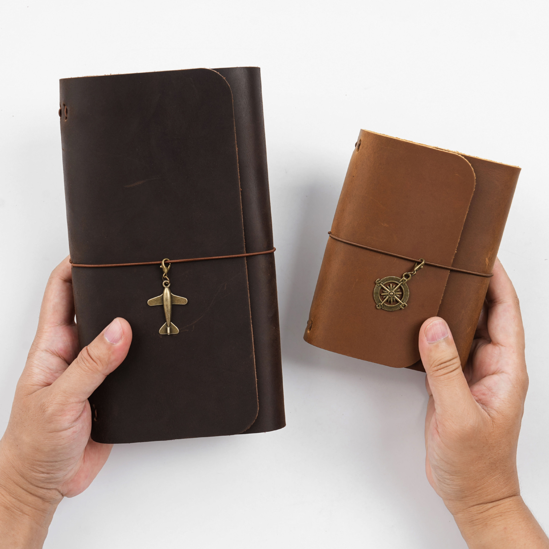 Novo Lançamento Caderno de Via - Vintage Leather Journal Notebook avaliação e preço
