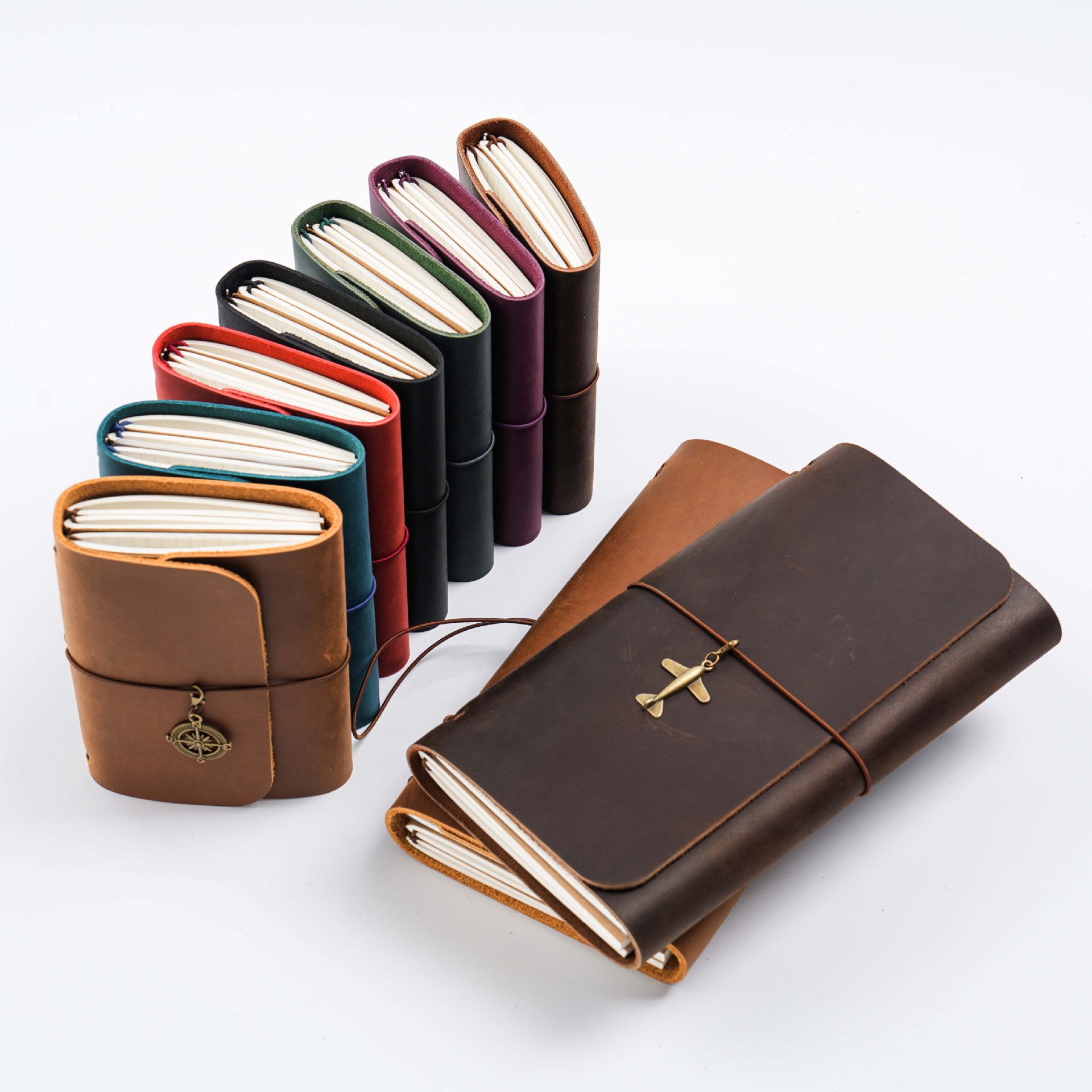 Novo Lançamento Caderno de Via - Vintage Leather Journal Notebook avaliação e preço