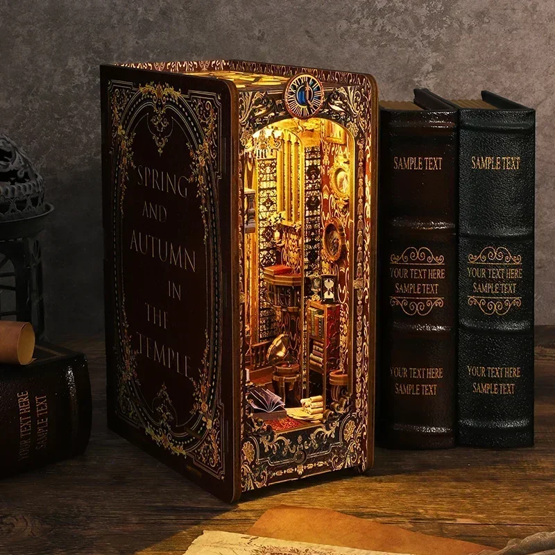 Kits DIY de Inserções de Estan - Diy Wooden Book Nook Kit Shelf Insert avaliação e preço