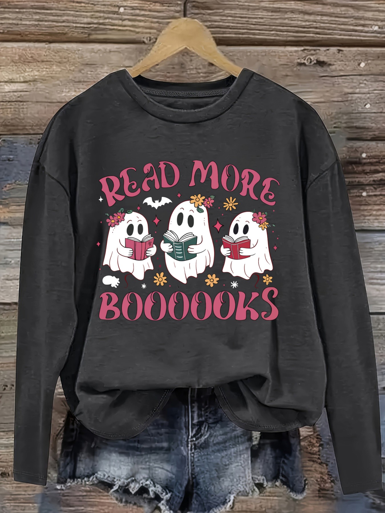 Camiseta Feminina Casual de Ma - Books avaliação e preço