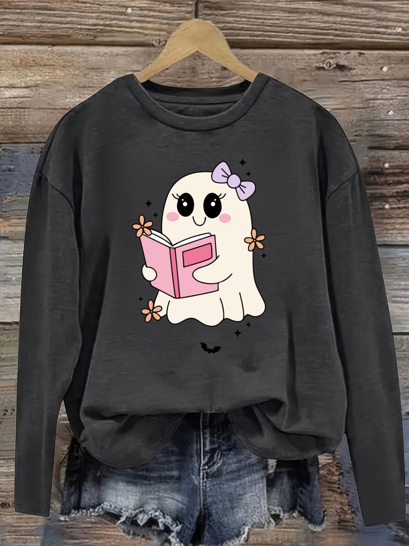 Camiseta Feminina Casual de Ma - Books avaliação e preço