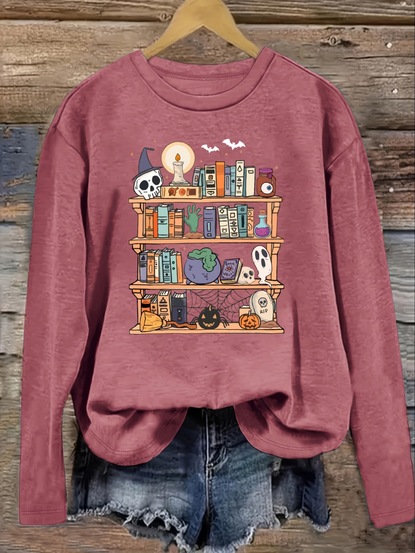 Camiseta Feminina Casual de Ma - Books avaliação e preço