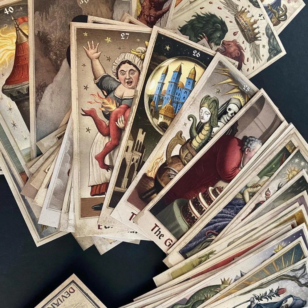 6*12cm The Zammer Twins 1a Edi - Tarot Deck With Guidebook avaliação e preço