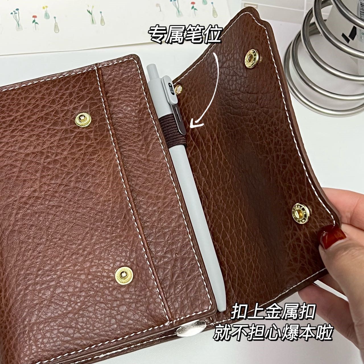 Caderno A7 de Couro Sintético  - Vintage Leather Journal Notebook avaliação e preço