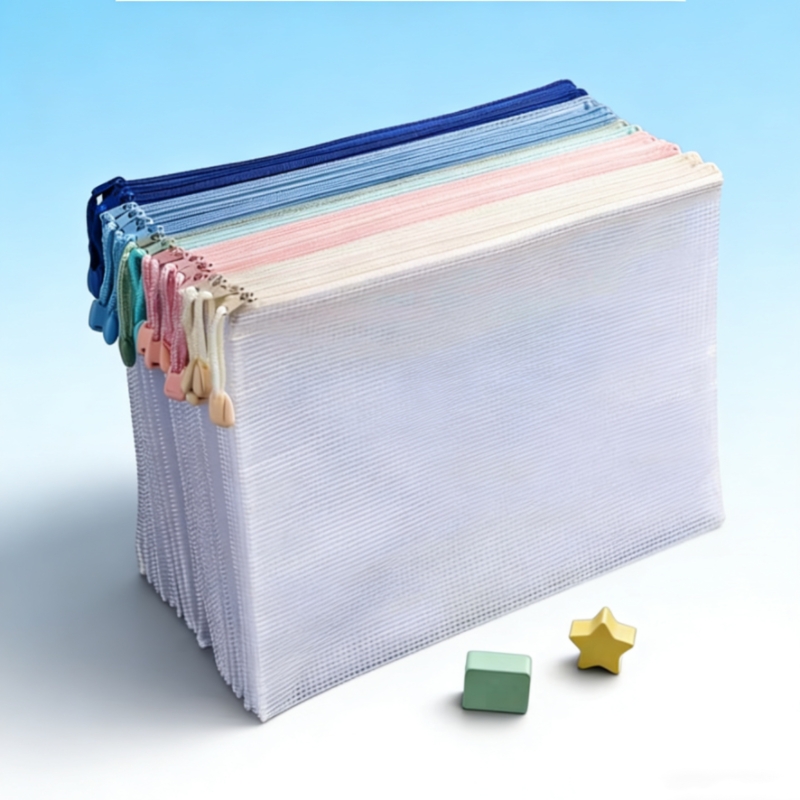 Bolsa de malha transparente à  - Stationery Books avaliação e preço