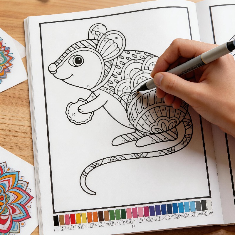 Livro de Colorir para Adultos  - Adult Coloring Book Stress Relief avaliação e preço