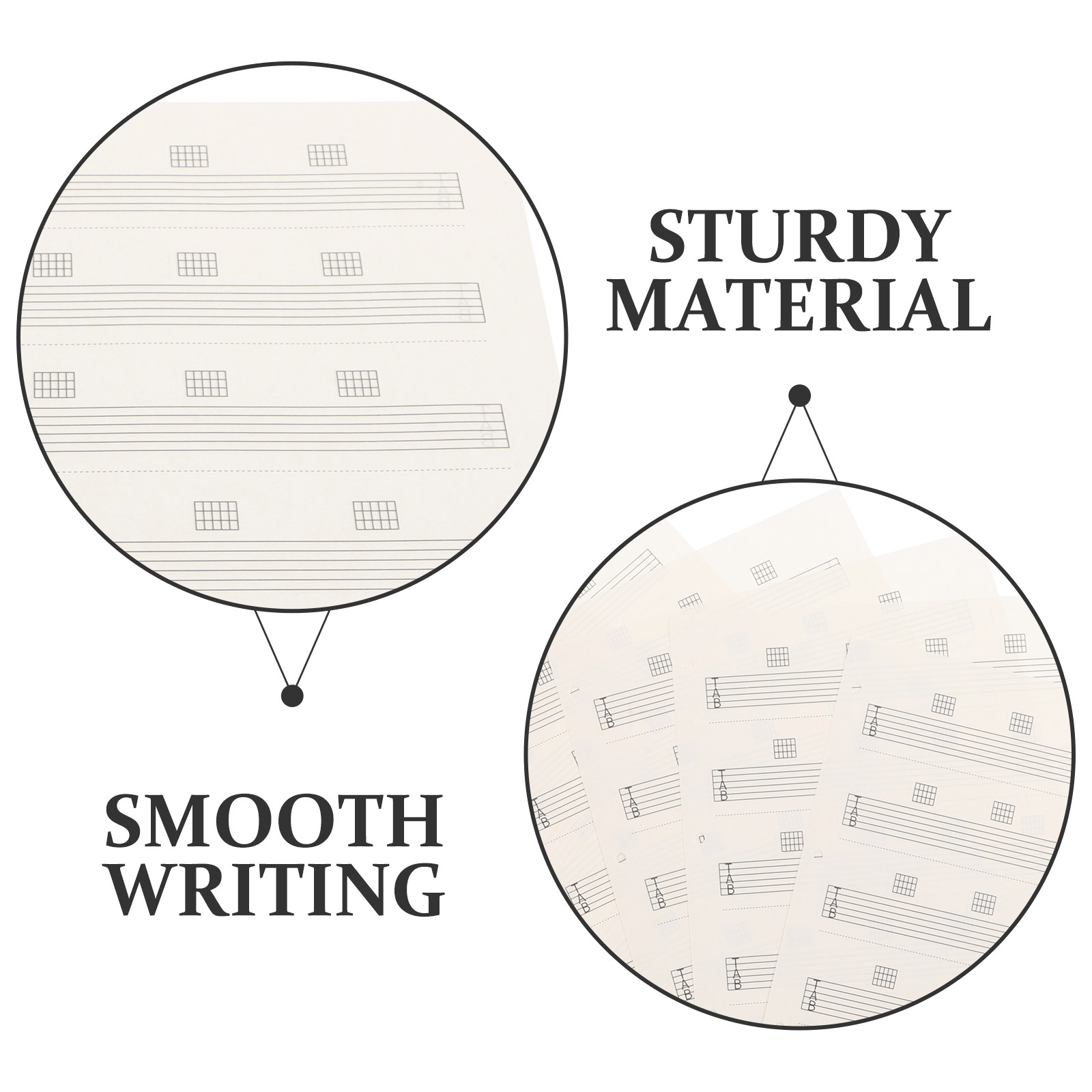85 folhas de papel para tablat - Blank Sheet Music Notebook avaliação e preço