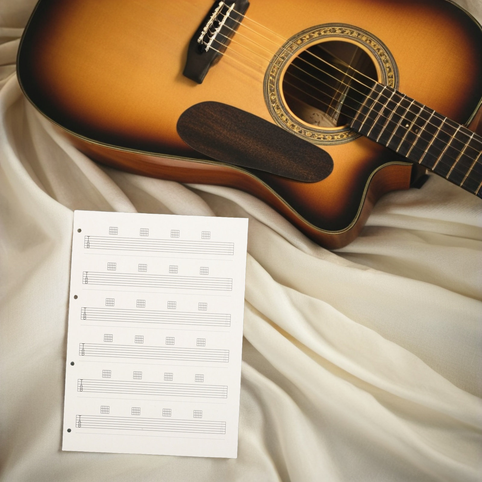 85 folhas de papel para tablat - Blank Sheet Music Notebook avaliação e preço