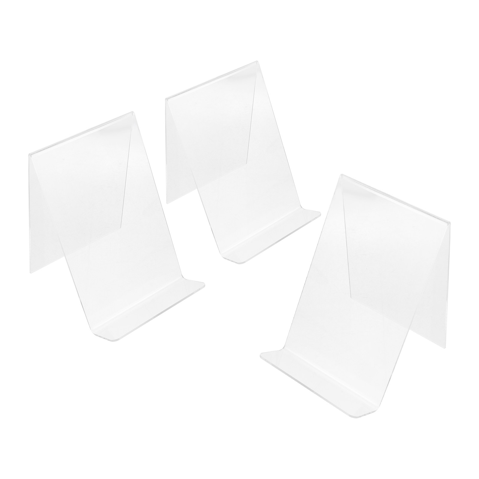 3 Peças de Suporte de Livros e - Clear Acrylic Book Stand Holder avaliação e preço