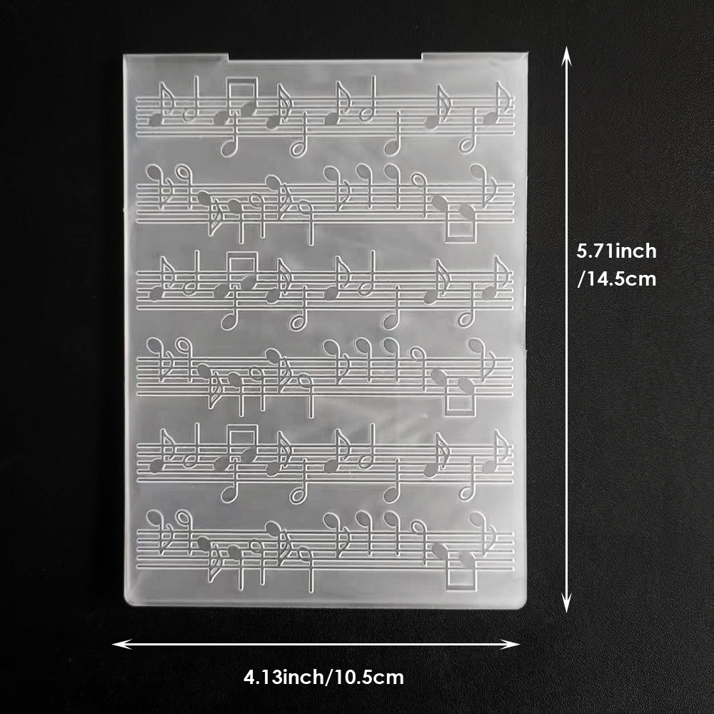 Pastas de Embossagem 2D/Notas  - Blank Sheet Music Notebook avaliação e preço
