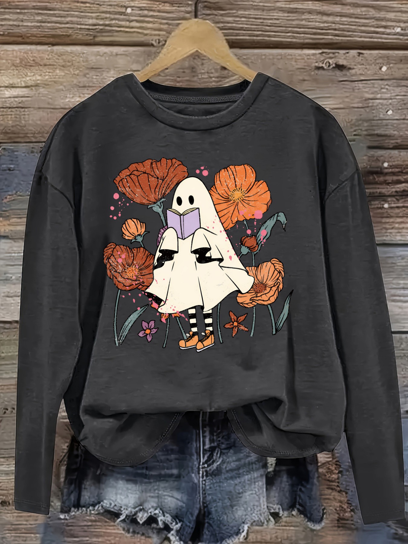 Camiseta Feminina Casual de Ma - Books avaliação e preço