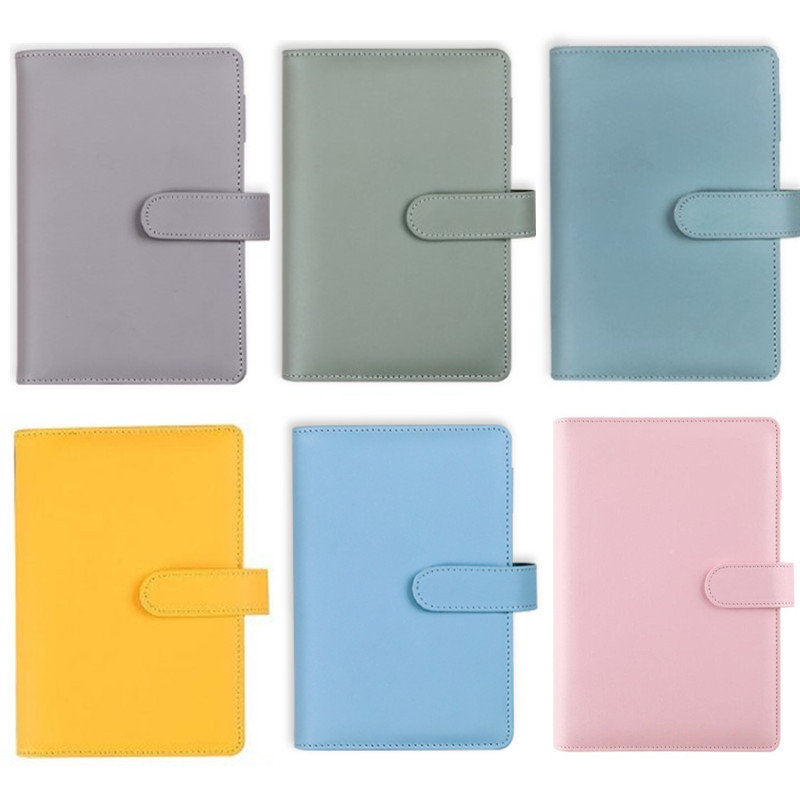A6/A5 Macaroon Cor PU Couro DI - Vintage Leather Journal Notebook avaliação e preço